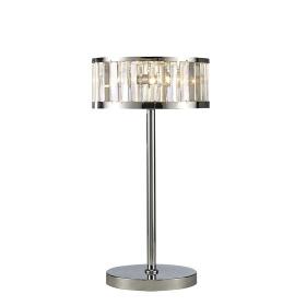IL30176  Torre Crystal 49.5cm 3 Light Table Lamp